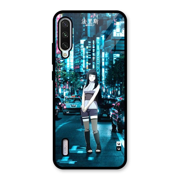 Hinata On Streets Glass Back Case for Mi A3