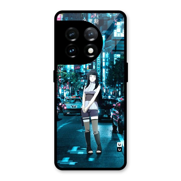 Hinata On Streets Glass Back Case for OnePlus 11