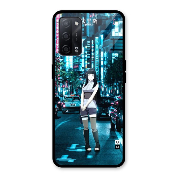 Hinata On Streets Glass Back Case for Oppo A53s 5G