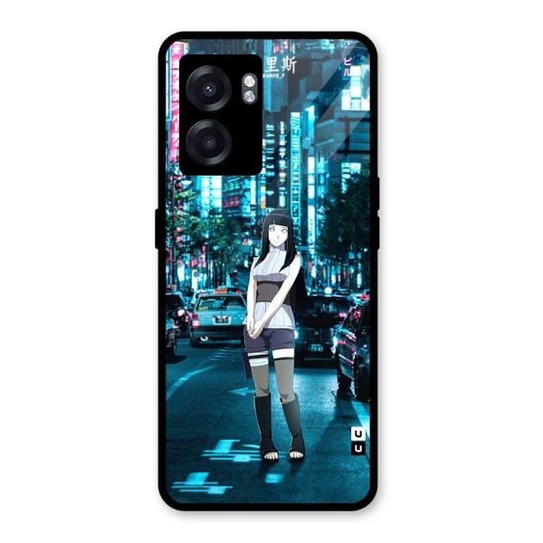 Hinata On Streets Glass Back Case for Oppo K10 (5G)