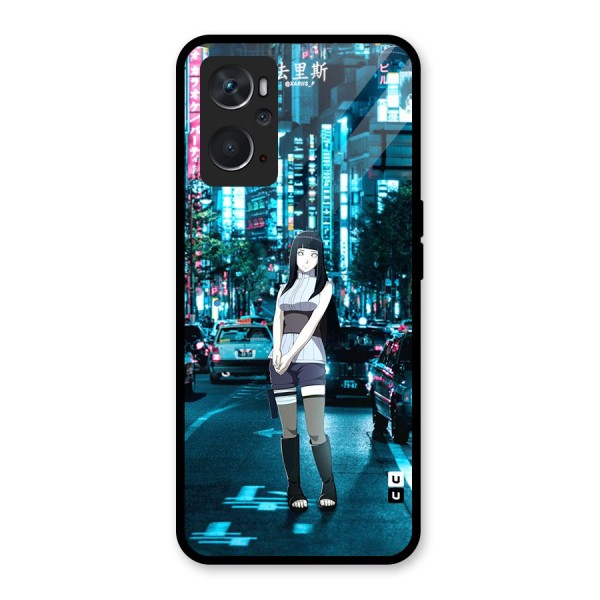 Hinata On Streets Glass Back Case for Oppo K10 4G