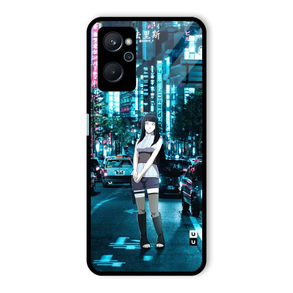 Hinata On Streets Glass Back Case for Realme 9i