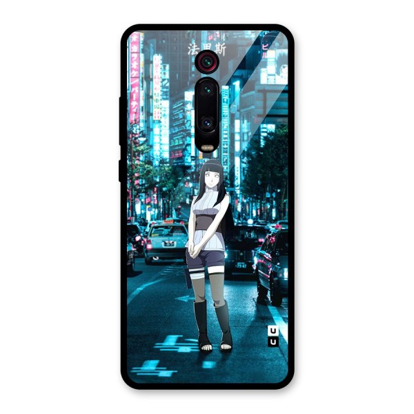 Hinata On Streets Glass Back Case for Redmi K20