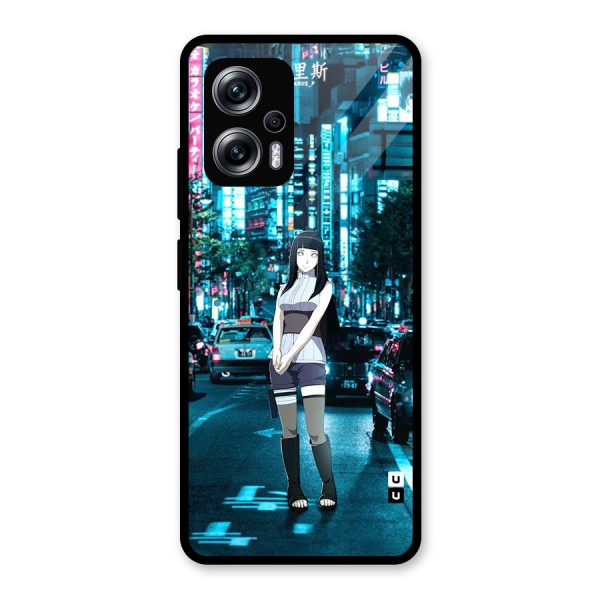 Hinata On Streets Glass Back Case for Redmi K50i