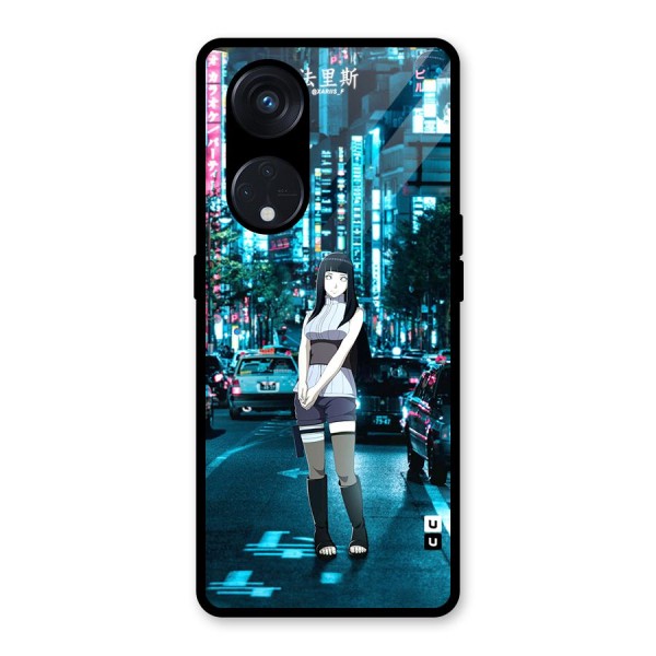 Hinata On Streets Glass Back Case for Reno8 T 5G