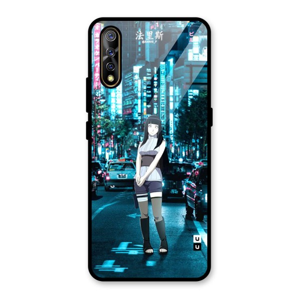 Hinata On Streets Glass Back Case for Vivo Z1x