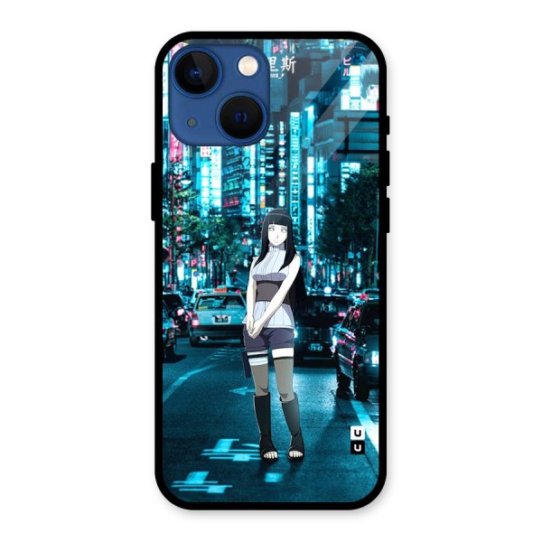 Hinata On Streets Glass Back Case for iPhone 13 Mini