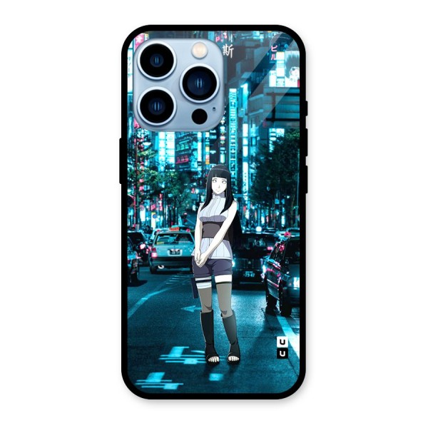 Hinata On Streets Glass Back Case for iPhone 13 Pro