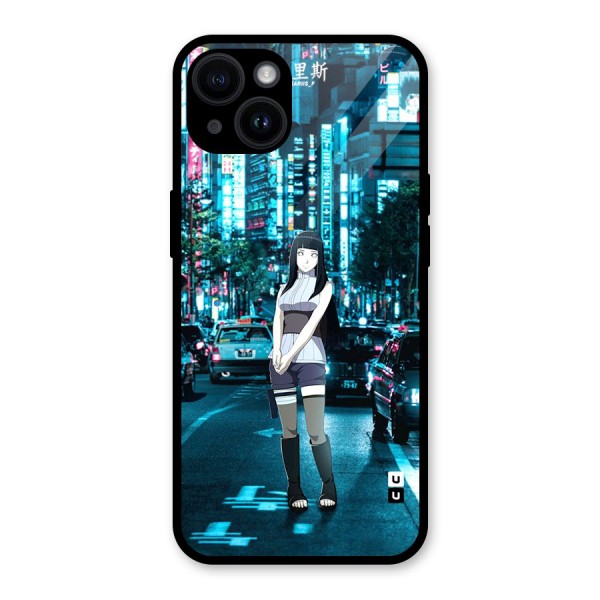 Hinata On Streets Glass Back Case for iPhone 14