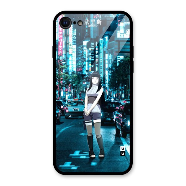 Hinata On Streets Glass Back Case for iPhone 8