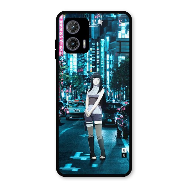 Hinata On Streets Metal Back Case for Moto G73