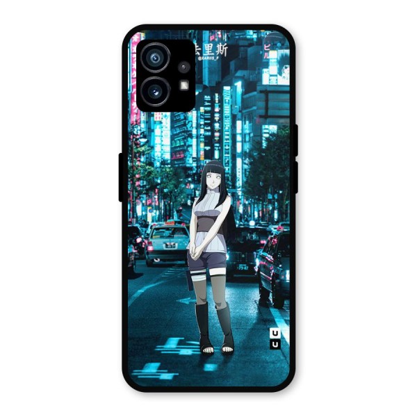 Hinata On Streets Metal Back Case for Nothing Phone 1