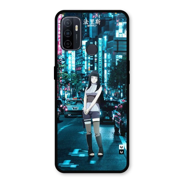 Hinata On Streets Metal Back Case for Oppo A53