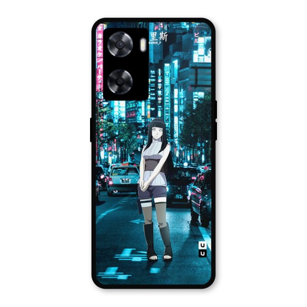 Hinata On Streets Metal Back Case for Oppo A77