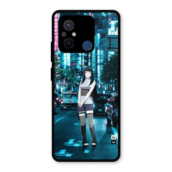 Hinata On Streets Metal Back Case for Poco C55