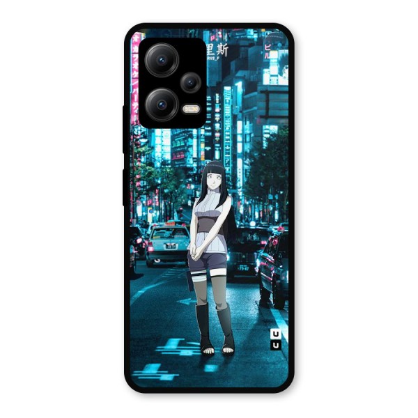 Hinata On Streets Metal Back Case for Poco X5