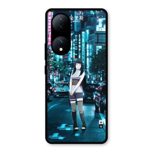 Hinata On Streets Metal Back Case for Vivo Y100a