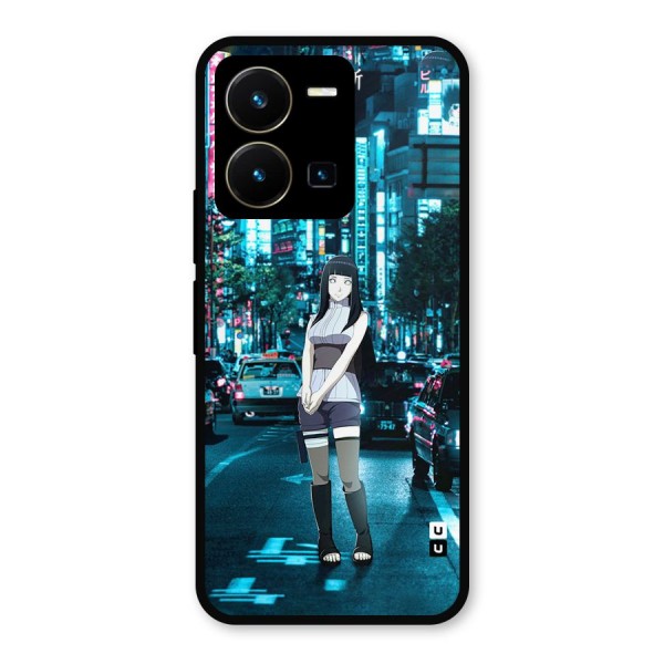 Hinata On Streets Metal Back Case for Vivo Y35