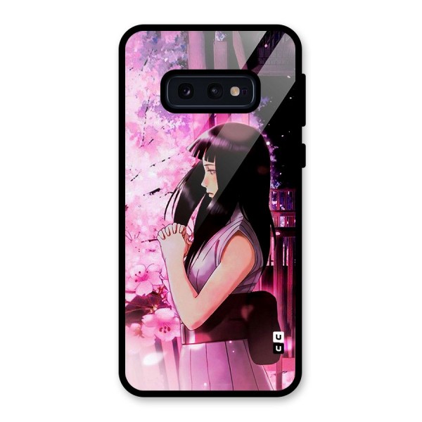 Hinata Preys Glass Back Case for Galaxy S10e