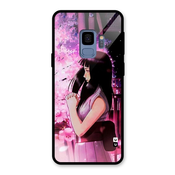 Hinata Preys Glass Back Case for Galaxy S9