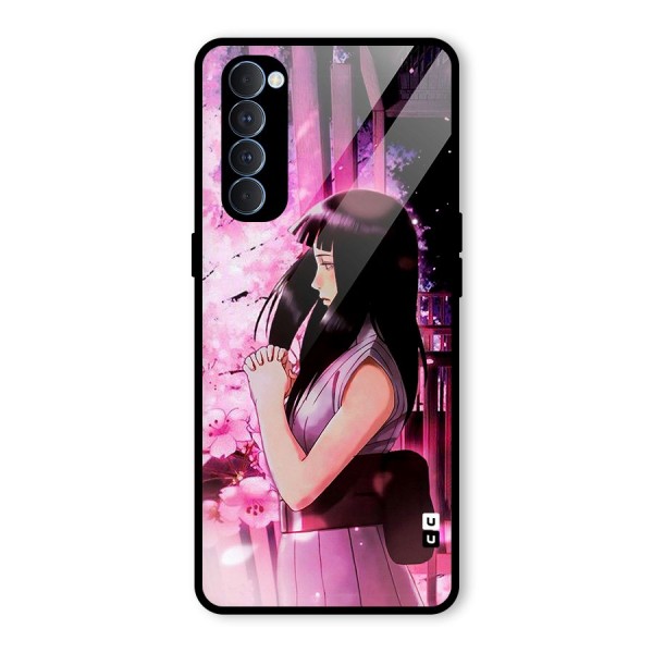 Hinata Preys Glass Back Case for Oppo Reno4 Pro