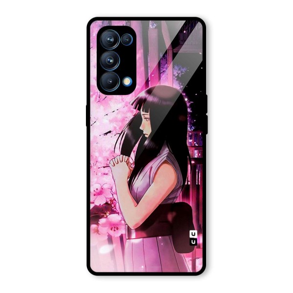 Hinata Preys Glass Back Case for Oppo Reno5 Pro 5G