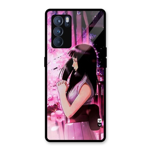 Hinata Preys Glass Back Case for Oppo Reno6 Pro 5G