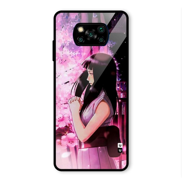 Hinata Preys Glass Back Case for Poco X3 Pro