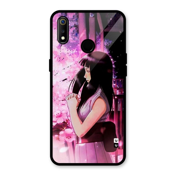 Hinata Preys Glass Back Case for Realme 3