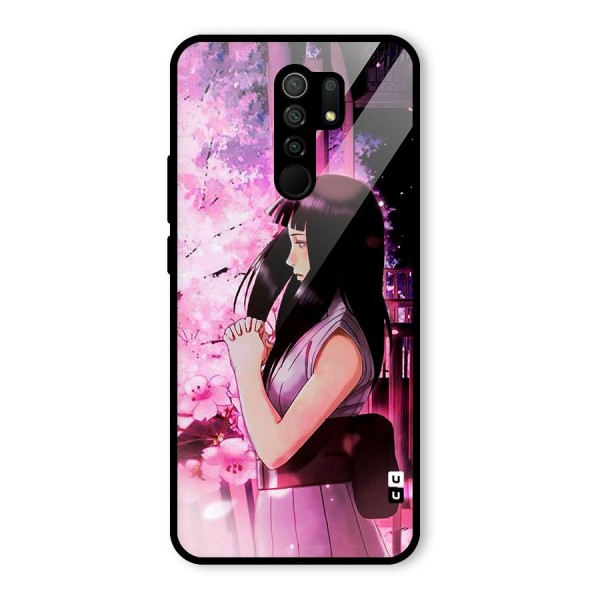 Hinata Preys Glass Back Case for Redmi 9 Prime