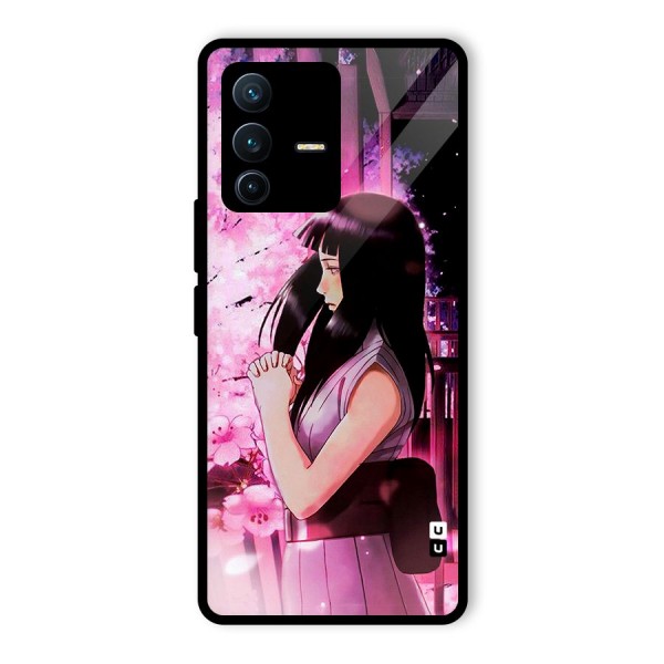 Hinata Preys Glass Back Case for Vivo V23 Pro