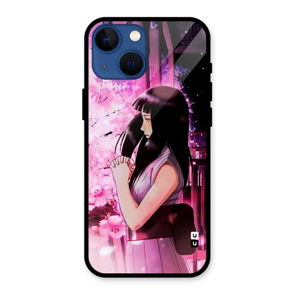 Hinata Preys Glass Back Case for iPhone 13 Mini