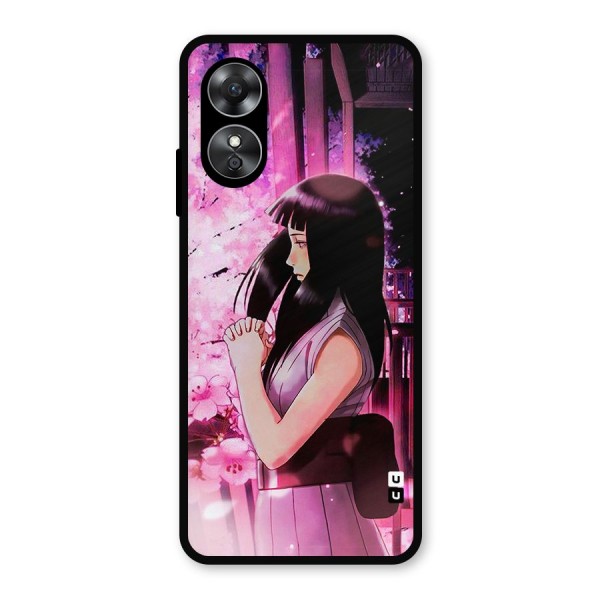 Hinata Preys Metal Back Case for Oppo A17