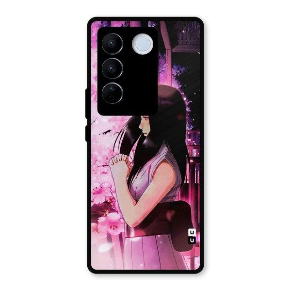 Hinata Preys Metal Back Case for Vivo V27 Pro