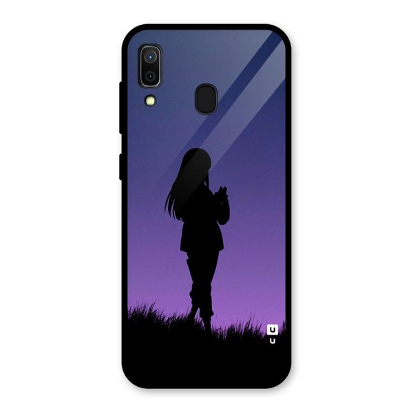 Hinata Shadow Glass Back Case for Galaxy A30