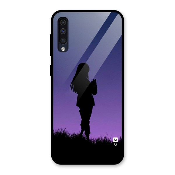 Hinata Shadow Glass Back Case for Galaxy A50s