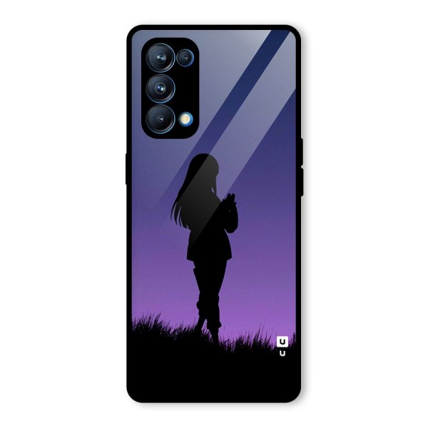 Hinata Shadow Glass Back Case for Oppo Reno5 Pro 5G