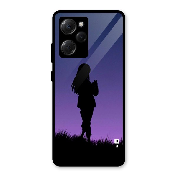 Hinata Shadow Glass Back Case for Poco X5 Pro