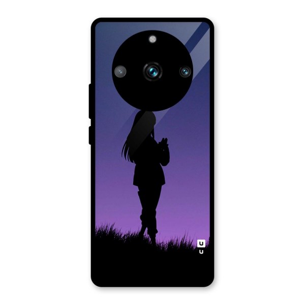 Hinata Shadow Glass Back Case for Realme 11 Pro Plus