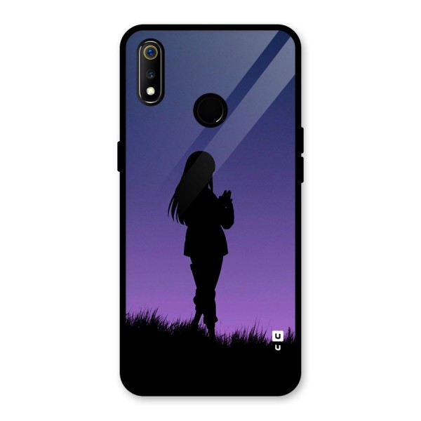 Hinata Shadow Glass Back Case for Realme 3