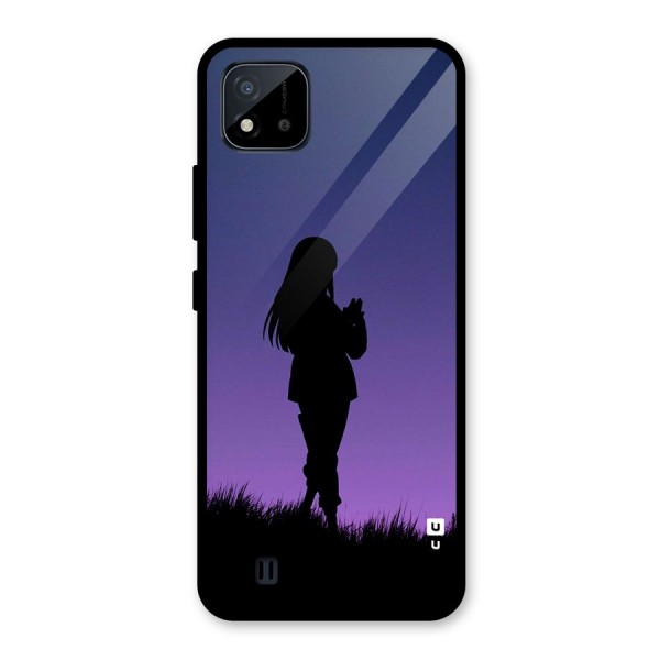 Hinata Shadow Glass Back Case for Realme C11 2021