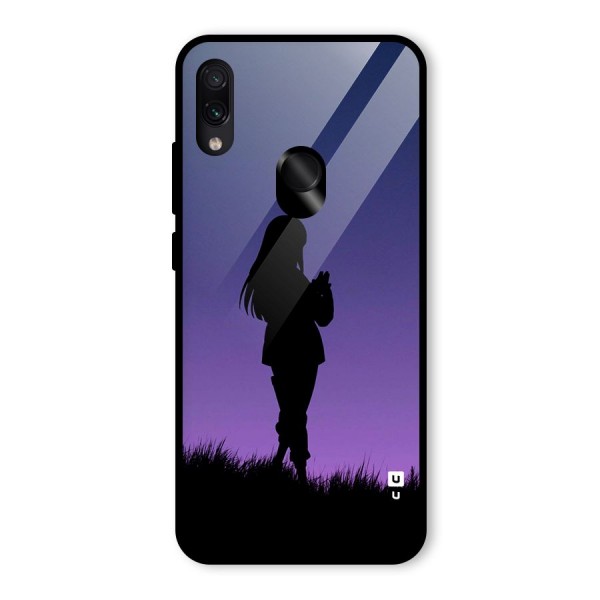 Hinata Shadow Glass Back Case for Redmi Note 7