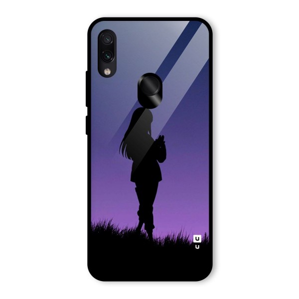 Hinata Shadow Glass Back Case for Redmi Note 7S