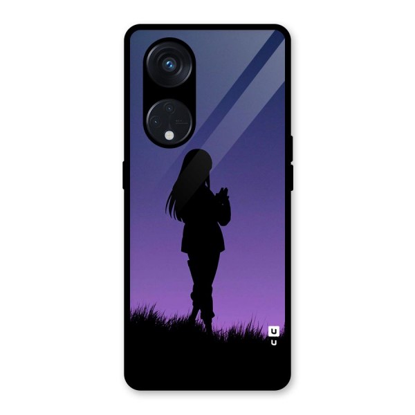 Hinata Shadow Glass Back Case for Reno8 T 5G