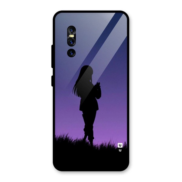 Hinata Shadow Glass Back Case for Vivo V15 Pro