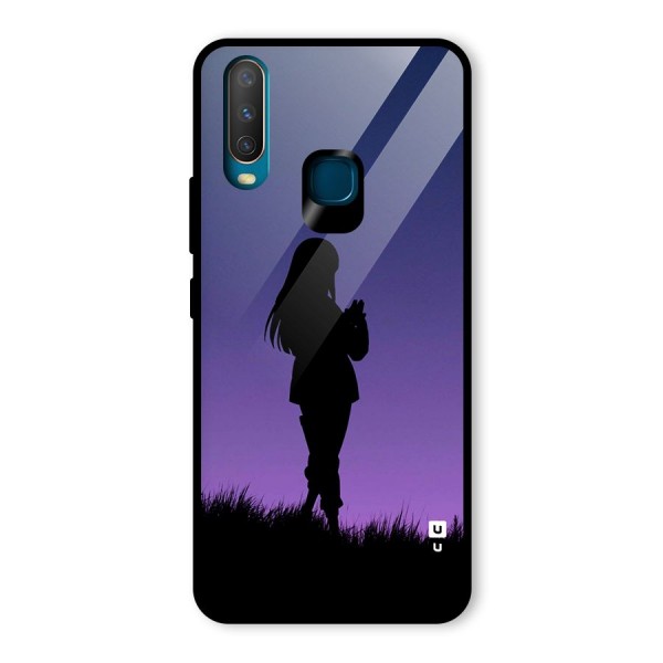 Hinata Shadow Glass Back Case for Vivo Y12