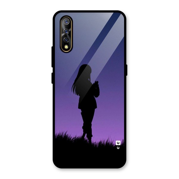 Hinata Shadow Glass Back Case for Vivo Z1x