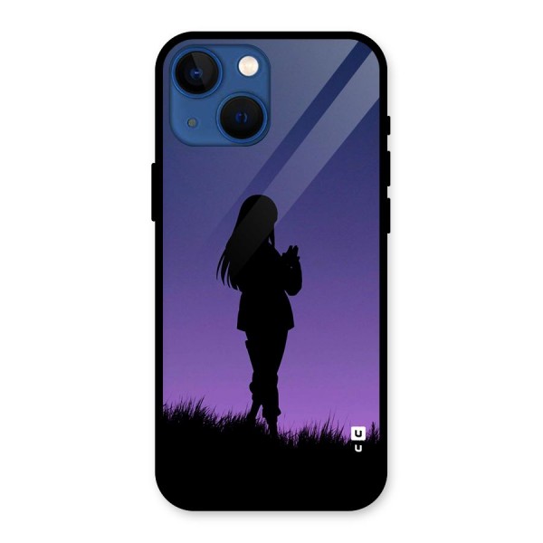 Hinata Shadow Glass Back Case for iPhone 13 Mini