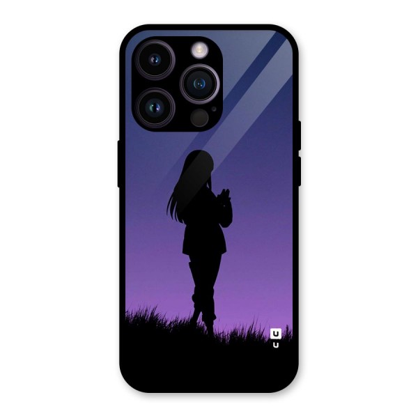 Hinata Shadow Glass Back Case for iPhone 14 Pro