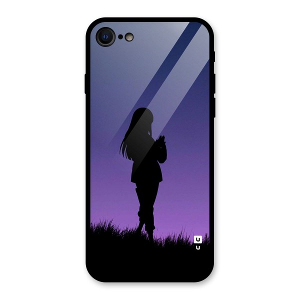 Hinata Shadow Glass Back Case for iPhone 8